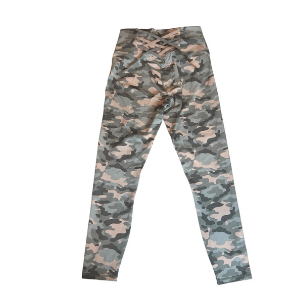 Fabletics PowerHold Leggings Camouflage Two Pairs Bundle Compression Small Pant - Picture 3 of 16